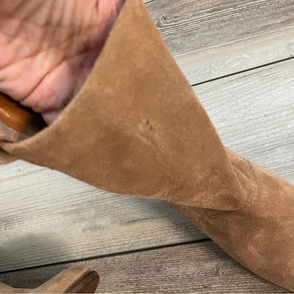 Kelsi Dagger Houston Suede‎ Boots Women’s 8.5 Leather Cottagecore Western - Picture 6 of 9